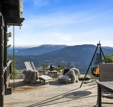 - In The Heart Of Telemark - Amazing Views, In Out, Hiking, Fishing, Golf, Sauna Holiday home Vradal